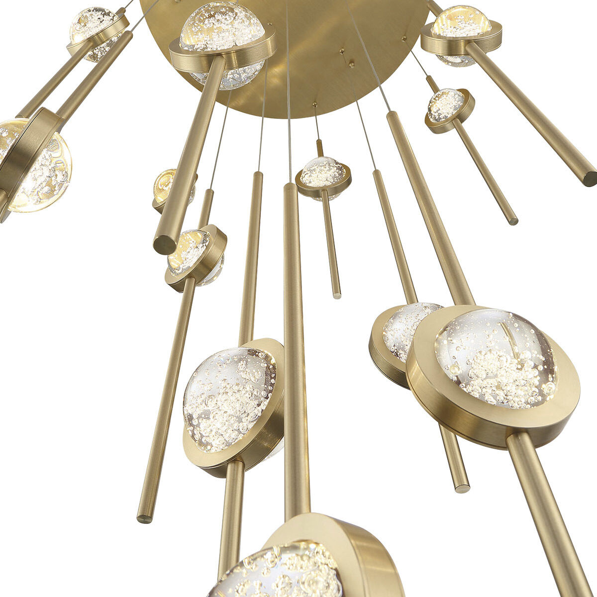 Barletta LED 32 inch Gold Chandelier Ceiling Light