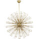 Dendelio 35 Light 54 inch Gold Chandelier Ceiling Light