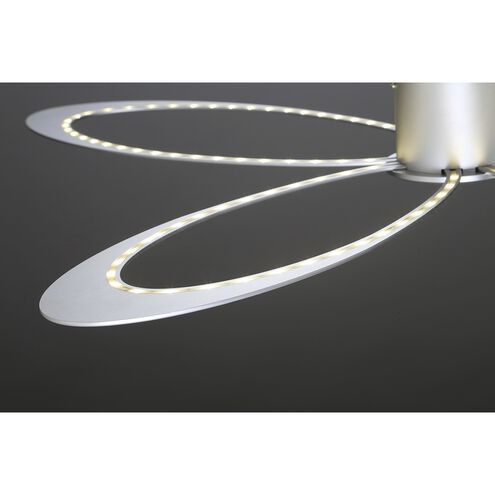Olga LED 31 inch Silver Wall Sconce Wall Light