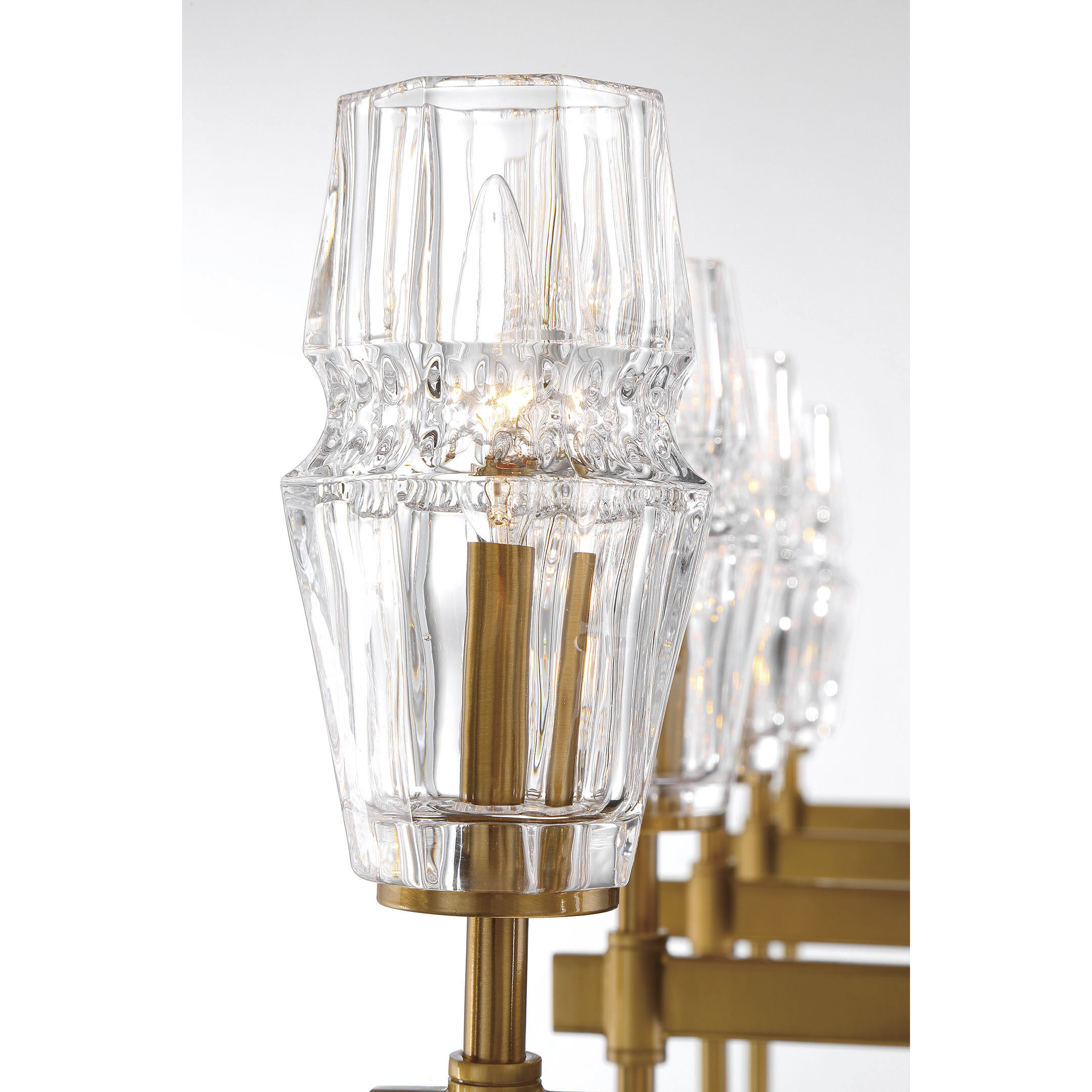 Gladstone 3 Light 21 inch Antique Brass/Black Chandelier Ceiling Light