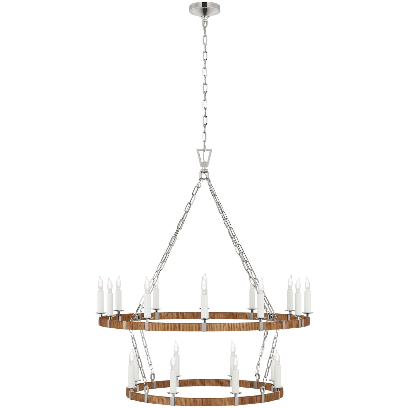Chapman & Myers Darlana Wrapped 20 Light 39.25 inch Chandelier