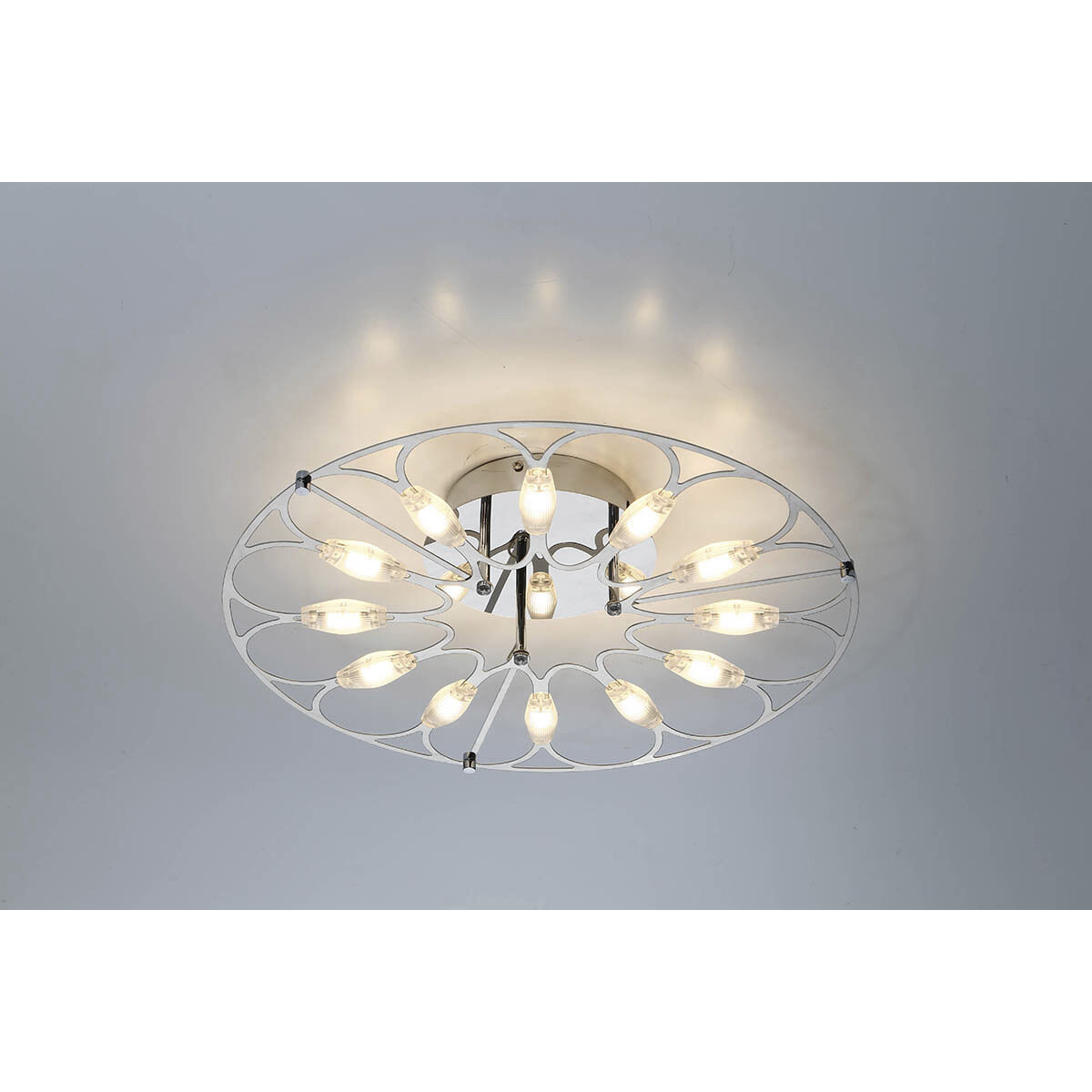 Rotolo LED Chrome Wall Sconce Wall Light, Medium