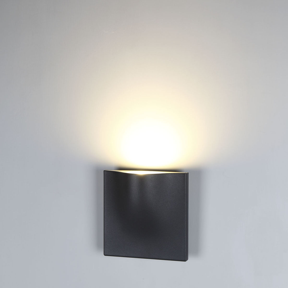 Haven LED 8 inch Marine Grey Outdoor Wall Mount