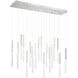 Benicio LED 9.75 inch Polished Nickel Chandelier Ceiling Light