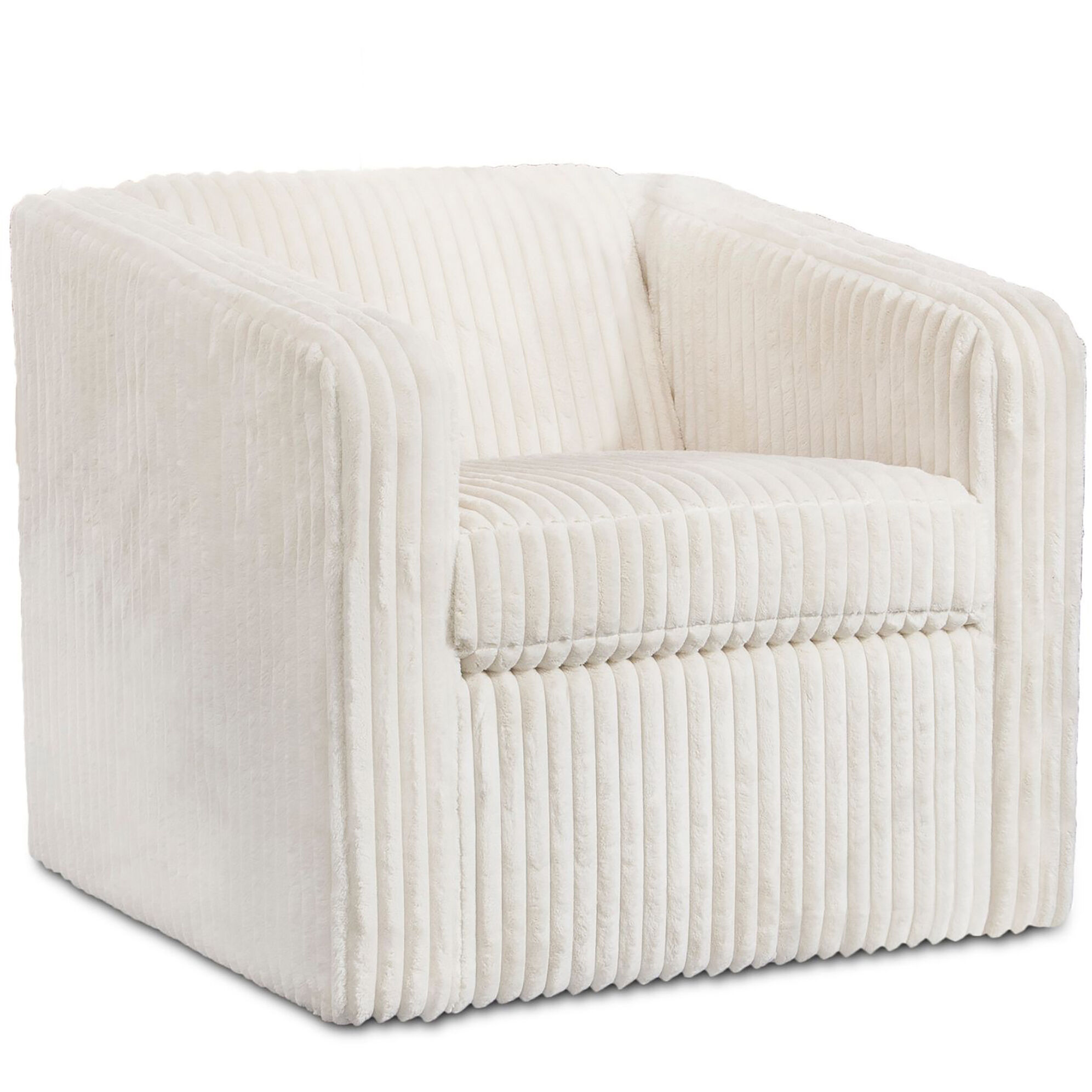 Sandoval Ivory/Corduroy Accent Chair