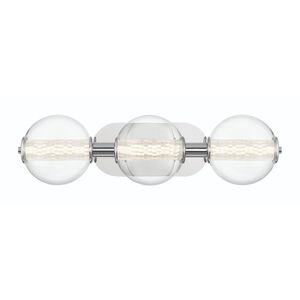 Atomo LED 24.75 inch Chrome Vanity Light Wall Light