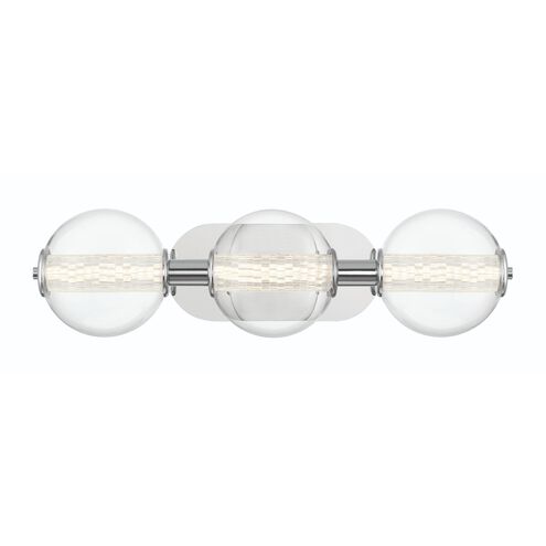 Atomo LED 24.75 inch Chrome Vanity Light Wall Light