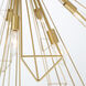 Dendelio 13 Light 30 inch Gold Chandelier Ceiling Light