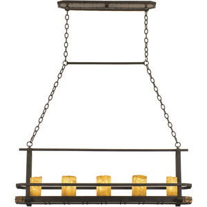 Cordova 5 Light 45 inch Natural Iron Island Light Ceiling Light