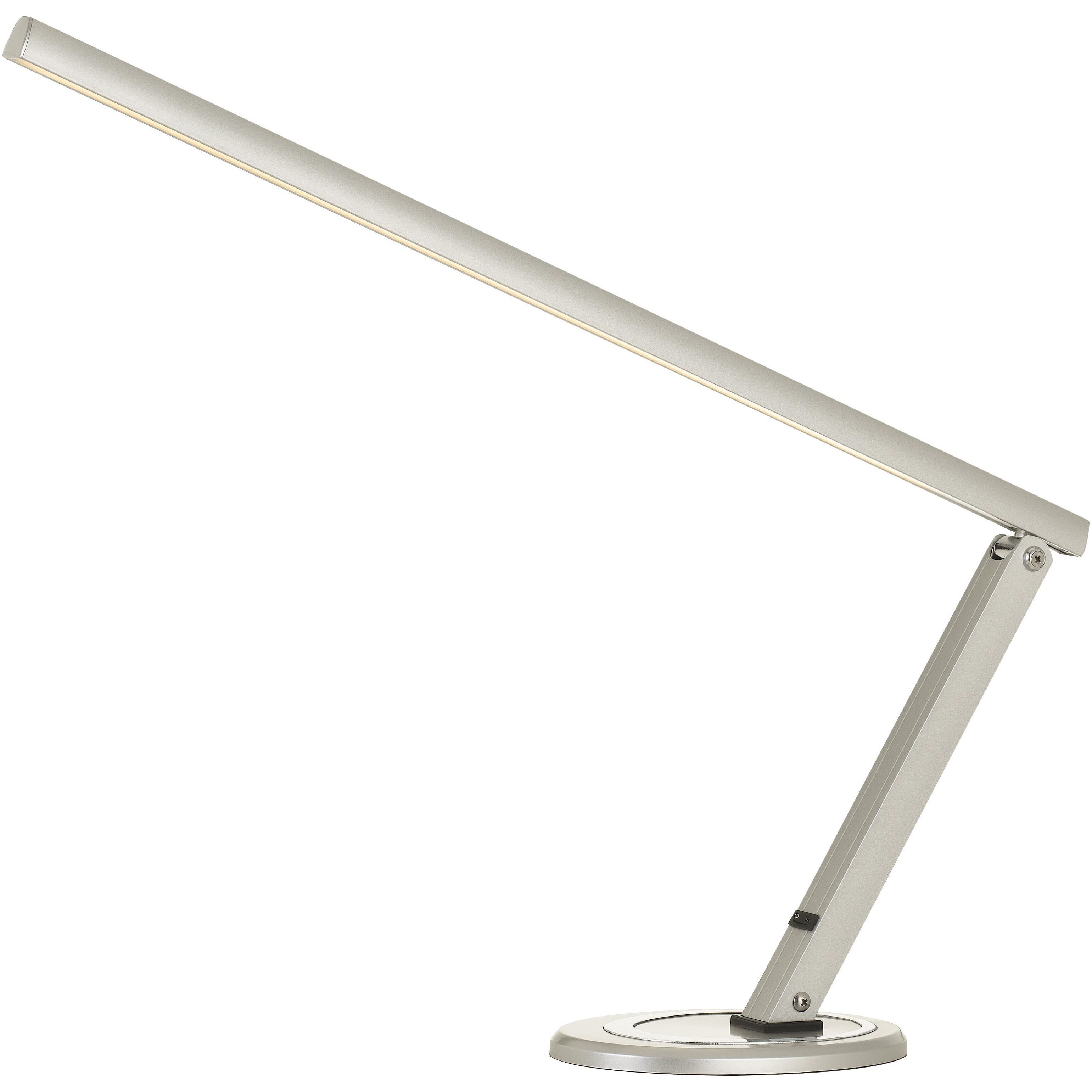 Savona 27 inch 10 watt Satin Nickel Desk Lamp Portable Light