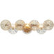 Sue Anne 3 Light 29.5 inch Gold Vanity Light Wall Light