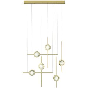 Barletta 6 Light 7.75 inch Gold Chandelier Ceiling Light