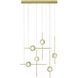 Barletta 6 Light 7.75 inch Gold Chandelier Ceiling Light