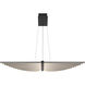 Seraph LED 10.75 inch Black Chandelier Ceiling Light