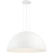 Laverton 1 Light 36 inch White Chandelier Ceiling Light