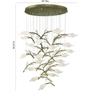 Matera 25 Light 36 inch Gold Chandelier Ceiling Light