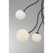 Athena LED 28 inch Matte Black Chandelier Ceiling Light
