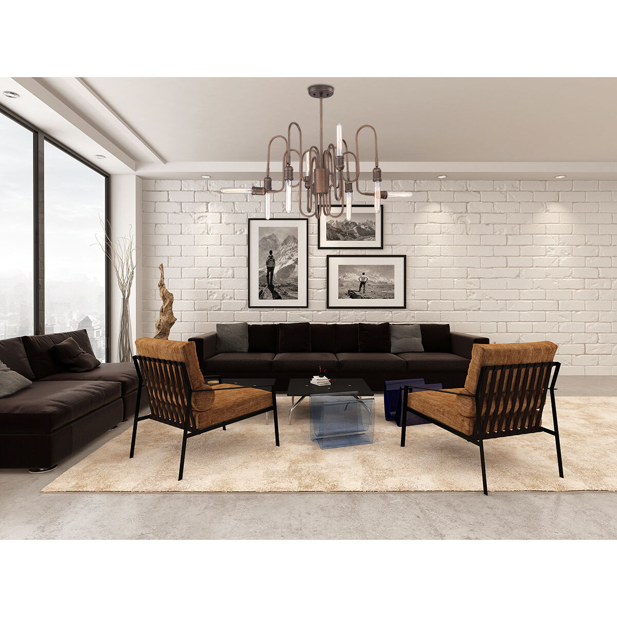 Briggs 8 Light 26 inch Oil Rubbed Bronze Chandelier Ceiling Light