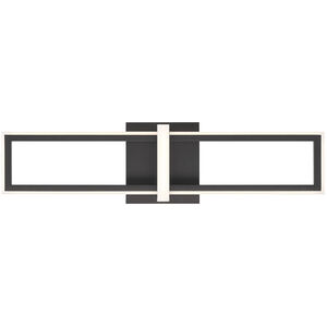 Bordo LED 24 inch Black Outdoor Wall Sconce