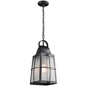 Tolerand 1 Light 10 inch Textured Black Outdoor Hanging Pendant
