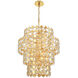 Perrene 24 Light 31.5 inch Gold Chandelier Ceiling Light