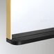 Serin 32 X 24 inch Gold-Black Mix LED Mirror in Gold and Black