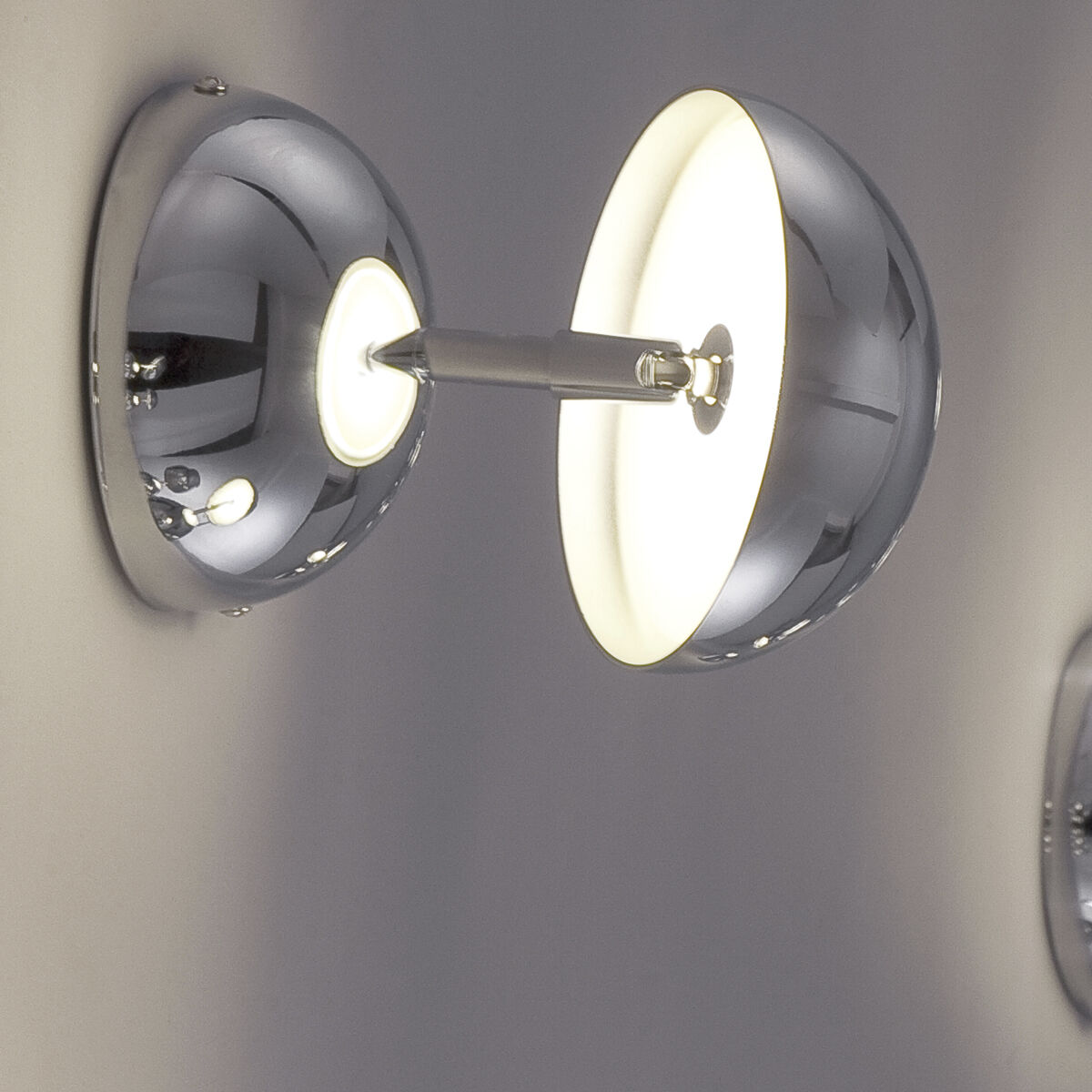 Noble LED 5 inch Chrome Flush Mount Ceiling Light