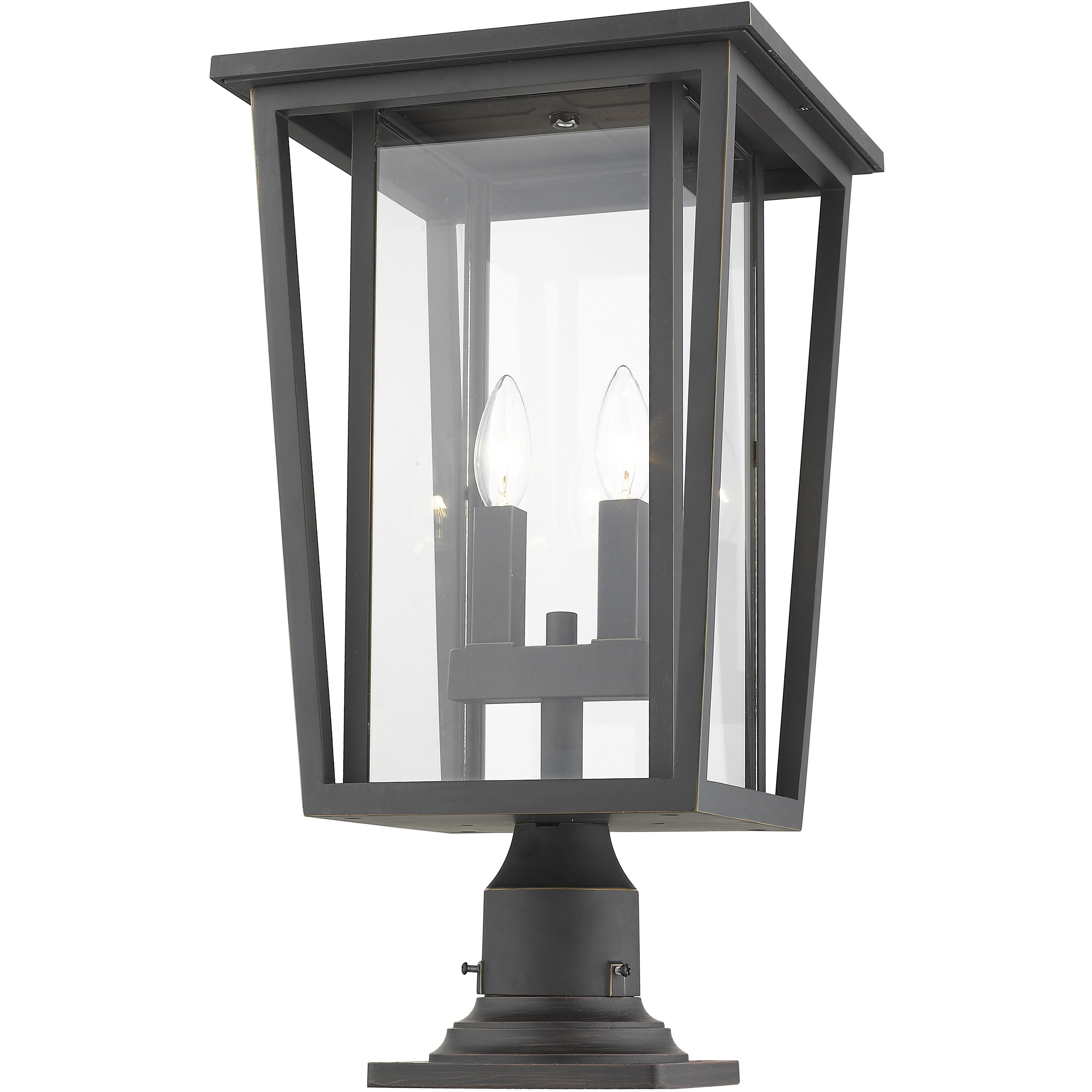 Seoul 2 Light 11.25 inch Post Light & Accessory