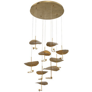Lagatto LED 36 inch Bronze Chandelier Ceiling Light