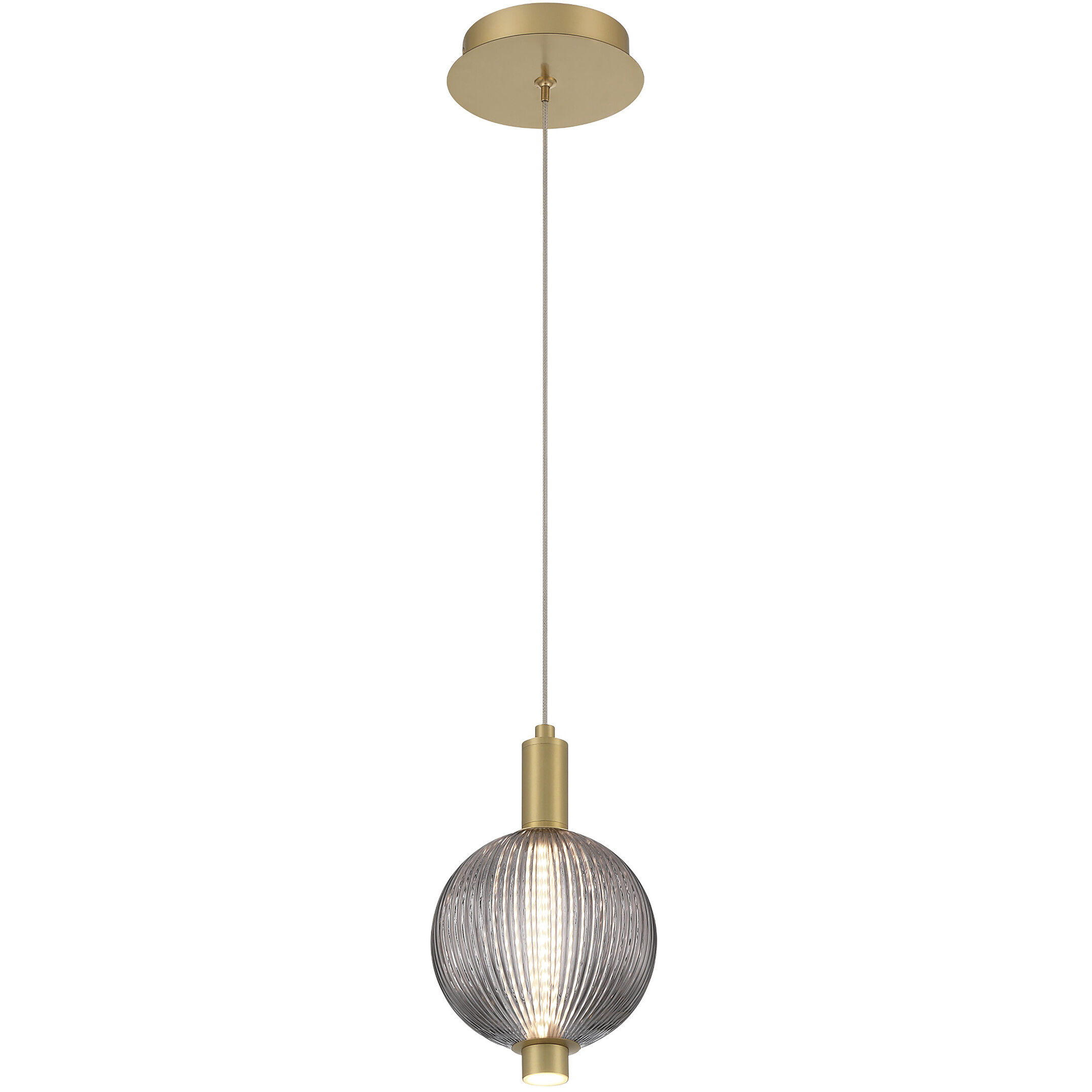 Palmas 1 Light 6 inch Gold Mini Pendant Ceiling Light