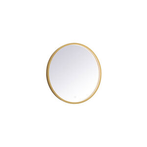 Pier 24 X 24 inch Brass LED Mirror