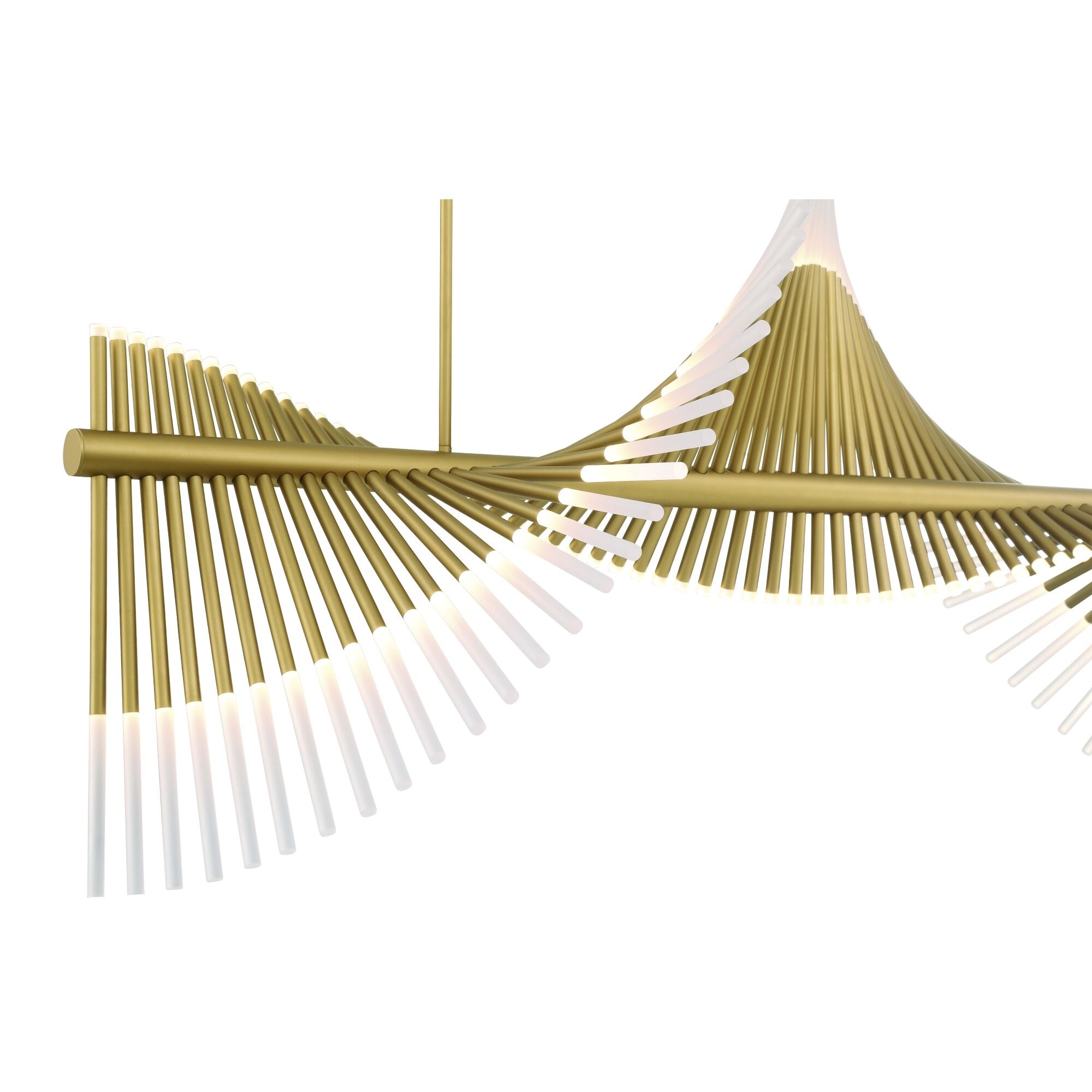 ANTONIO 60・70・80 Eurofase 47126-015 Voltik 72 Light 29 inch Gold Chandelier Ceiling