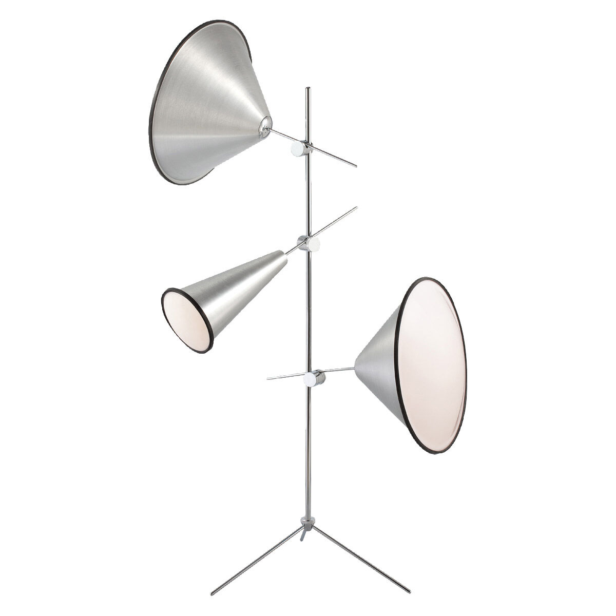 Manera 72.75 inch 60 watt Aluminum Floor Lamp Portable Light
