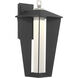 Andson LED 18.75 inch Satin Nickel-Sand Black Mix Outdoor Wall Sconce