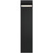 Sentry 7 watt Black Outdoor Bollard