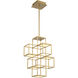 Ferro LED 15.5 inch Gold Chandelier Ceiling Light
