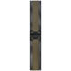 Admiral 1 Light 31 inch Gold and Black Outdoor Wall Sconce in Black and Gold