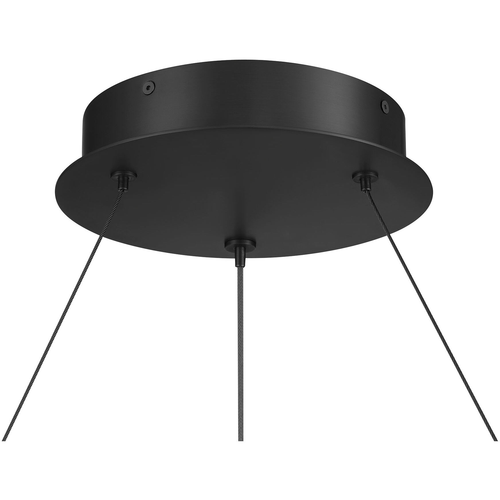 Empra LED 30.13 inch Matte Black Chandelier Ceiling Light