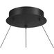 Empra LED 30.13 inch Matte Black Chandelier Ceiling Light