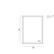 Cerissa 30 X 22 inch Anodized Gold LED Mirror
