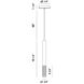 Davenport LED 2 inch Aluminum Pendant Ceiling Light