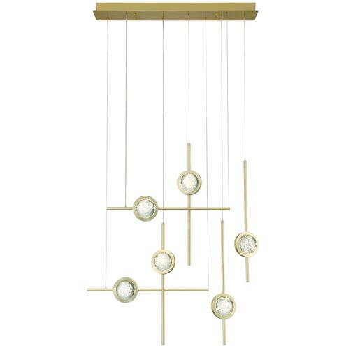 Barletta 6 Light 7.75 inch Gold Chandelier Ceiling Light