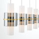 Rola LED 6 inch Brushed Gold Pendant Ceiling Light