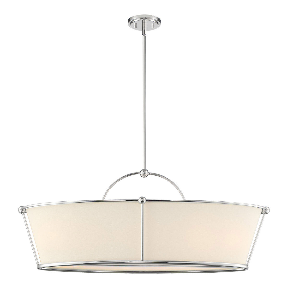 Pulito 6 Light 13 inch Polished Nickel Pendant Ceiling Light