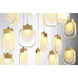 Paget LED 39 inch Gold Chandelier Ceiling Light