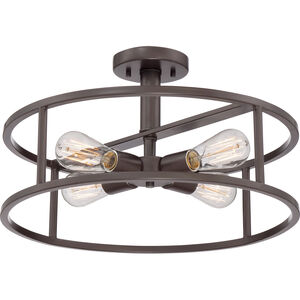 New Harbor 4 Light 18.00 inch Semi-Flush Mount