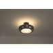 Macey LED 16 inch Harlow Bronze Semi-Flush Mount Ceiling Light