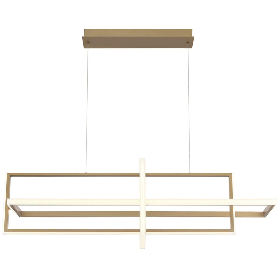 Bordo LED 15.75 inch Gold Chandelier Ceiling Light