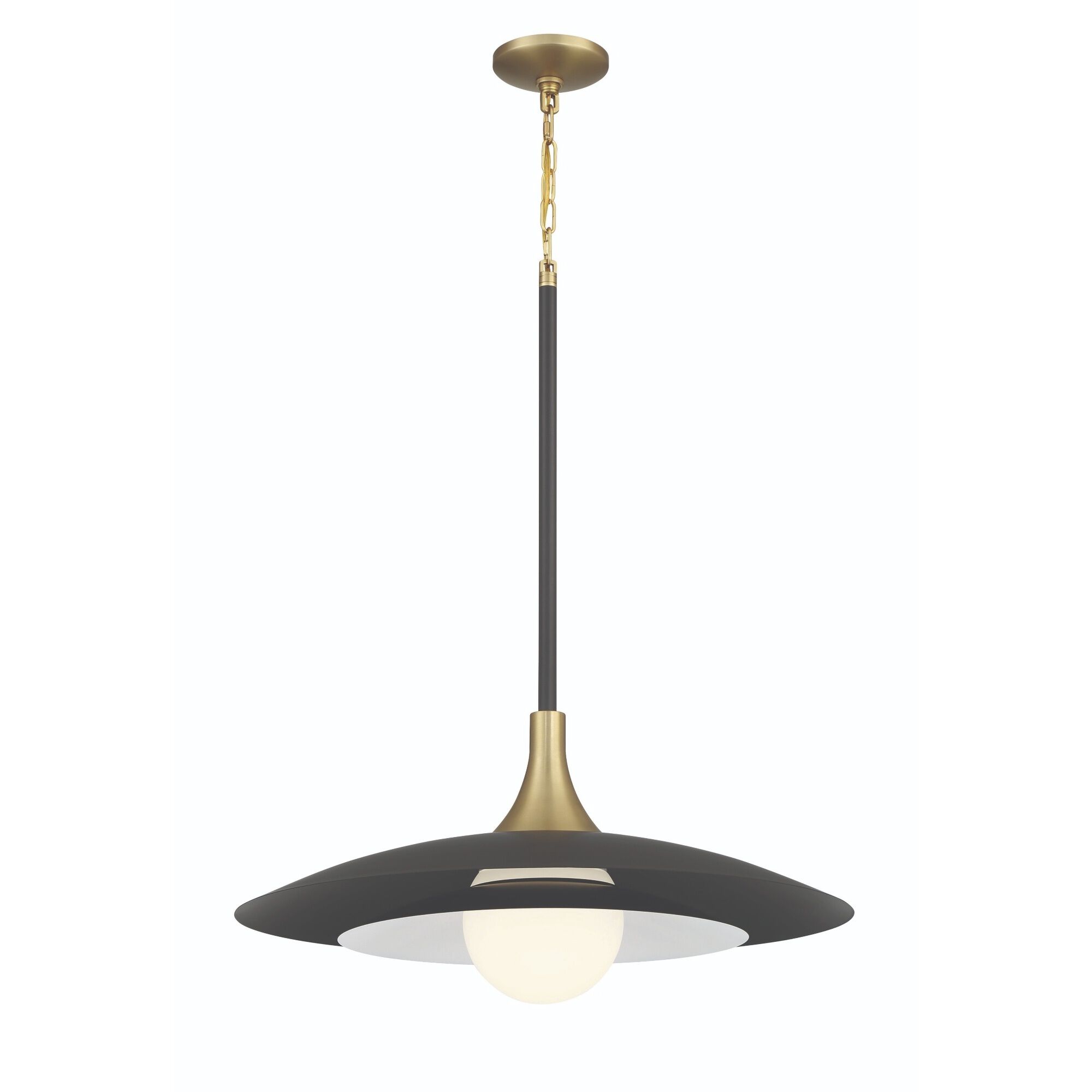 Welsh LED 24 inch Black Pendant Ceiling Light