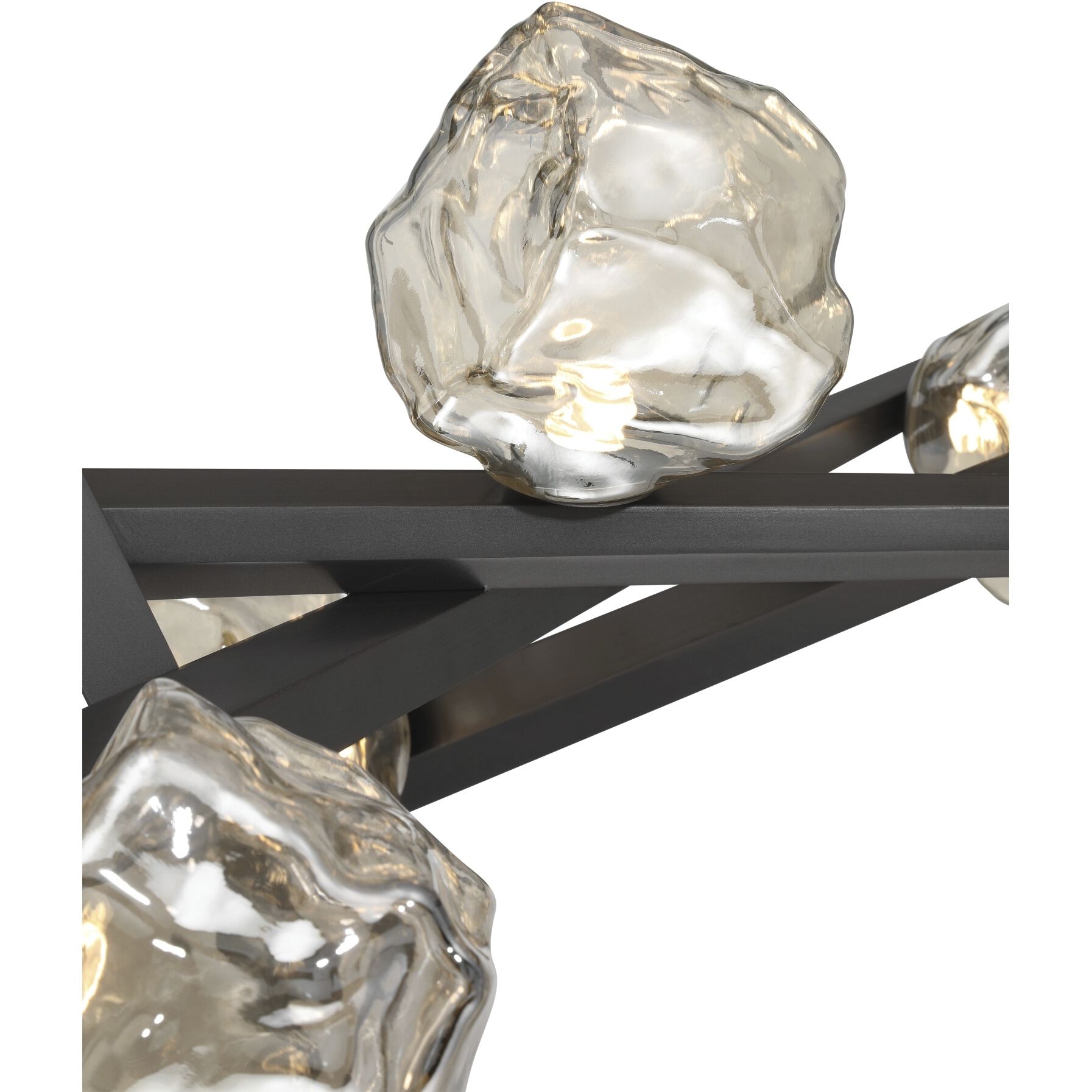 Thorah 10 Light 36 inch Graphite Chandelier Ceiling Light